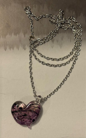 Lampwork Heart Pendant