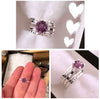 Amethyst Stackable Ring Set