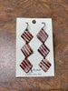 Copper-Enameled Earrings