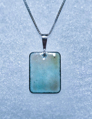 Enamel on Copper Pendant